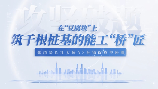 2023最班組丨58 “豆腐塊”上筑千根樁基的能工“橋”匠