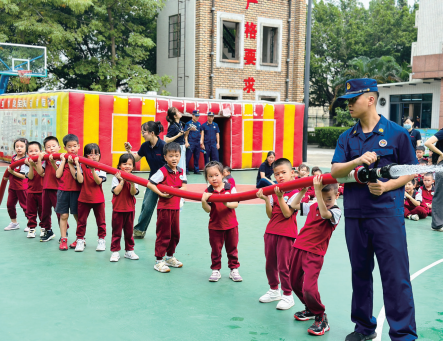 視源工會早幼中心組織的消防安全演練